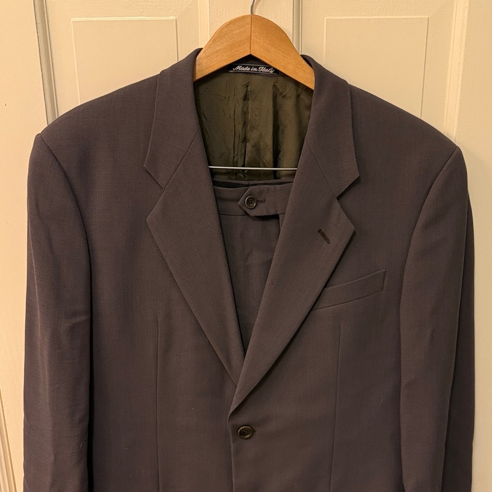 Classic Armani Charcoal Men's Suit